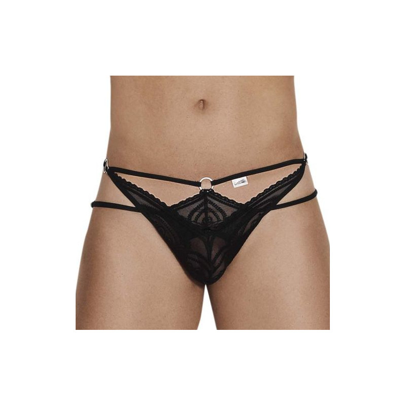 CandyMan String Double Lacet Artémis Noir